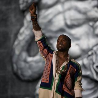 Triumphant Kanye