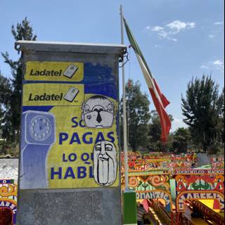 Pagas de la Habitacion Sign in Xochimilco