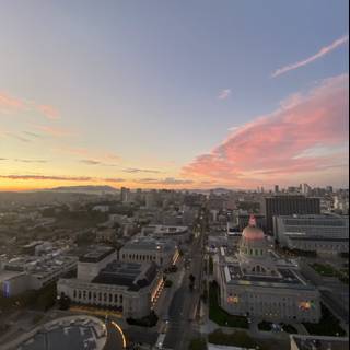 San Francisco Sunset Cityscape