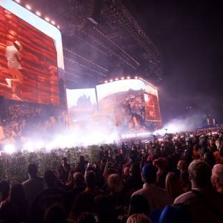 Vivid Nights: Rock Concert Madness at Coachella 2024