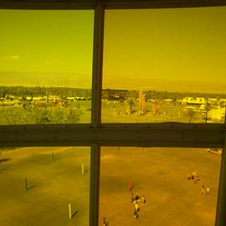 A Golden View of Festival Grounds - Coachella 2024