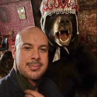 Crowned Bear and Dave B in Austin