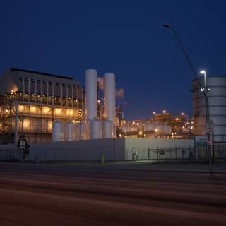 Illuminated Industrial Powerhouse