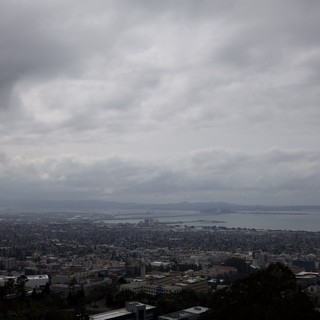 Overcast Bay Area Vista from Berkeley Hills