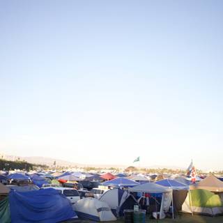 A Sea of Tents at Coachella