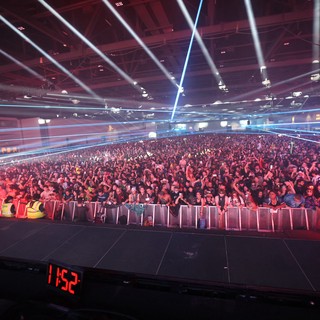 Massive Crowd Electrified by Laser Light Show at Wobbleland