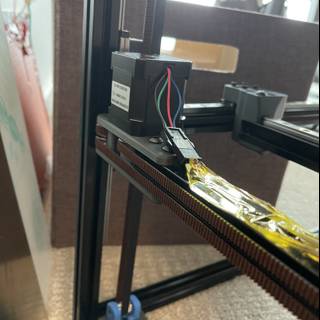 The 3D Printing Machine with Attached Cord
