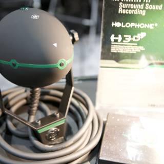 Black and Green Microphone