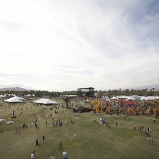 Coachella Crowd in the Field