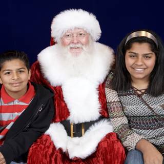 Santa Claus spreading joy at APC Xmas party