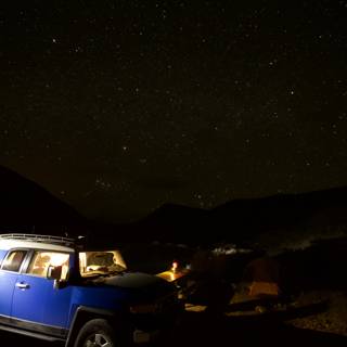 Jeep under the Starry Sky