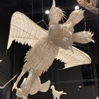 Majestic Paper Bird in Flight