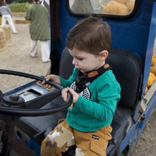 Mini Driver at the Pumpkin Patch