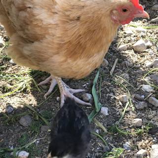 A Hen and her Chick