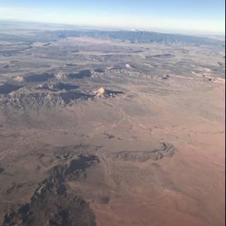 Awe-Inspiring Desert Landscape Seen From Above