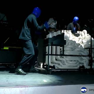 Blue Man Group Takes the Night by Storm