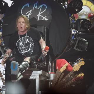 Axl Rose rocks Coachella with his guitar collection