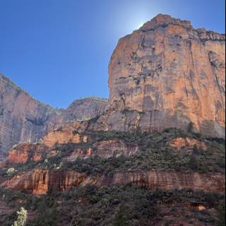 Glowing Cliff in Coconino National Forest