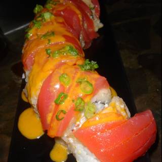 Sushi Roll with Fresh Vegetables