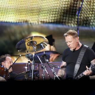 James Hetfield and the Metallichead Band Rock the Big Four Festival
