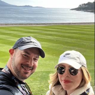 Selfie Time at Pebble Beach Golf Course