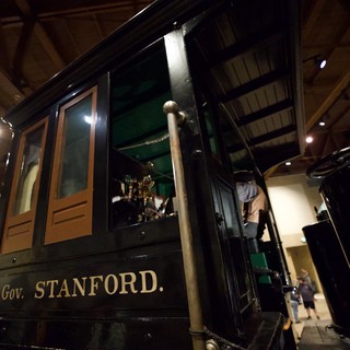 Historic Gov. Stanford Railroad Car at Museum