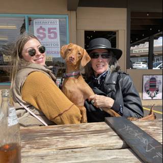 Afternoon with Friends and Furry Companions on a Santa Fe Terrace