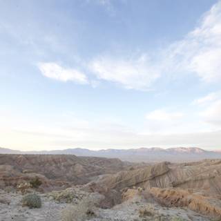 Sunset over Anza Borrego's Majestic Mountains