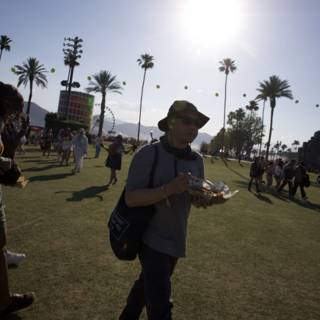 Sunny Vibes at Coachella 2024: A Festive Afternoon on the Green