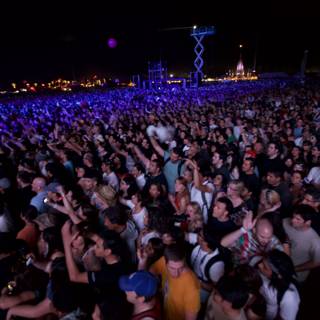 Coachella 2009: Nighttime Concert Crowd