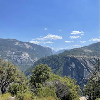 Overlooking the Majestic Yosemite Valley