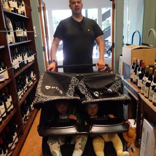 Family Outing in the Wine Shop