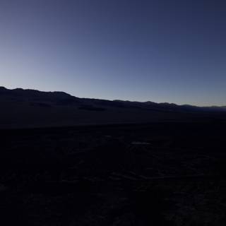Peaceful sunset at Death Valley National Park