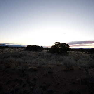 Desert Twilight Over New Mexico Wilderness