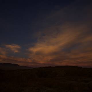 Sunset in the Anza Borrego Desert