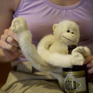 A Woman and Her Primate Pet