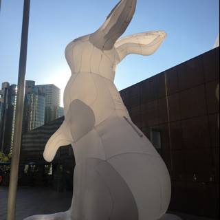 Inflatable Bunny Takes Over the City