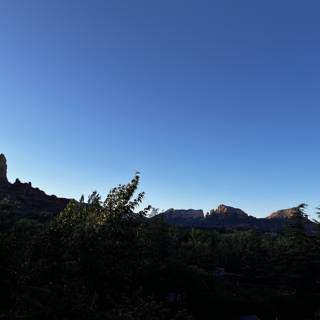 A Majestic View of the Sunset in Sedona