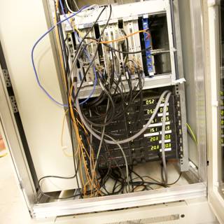 Massive Server Rack with an Impressive Wiring Job