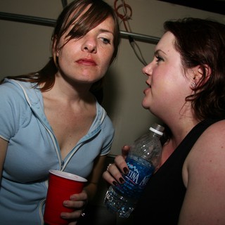 Two Women at a New Year's Eve Party 2005