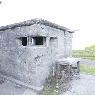 Concrete Bunker with Window