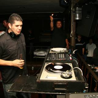 The DJ in Black Shirt