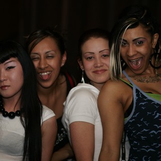Five Women Celebrate at Respect JS 7th Anniversary Party