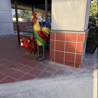 Vibrant Roosters in Walnut Creek