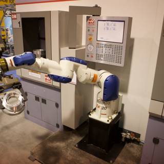 Advanced Robotic Arm in a Machine Shop
