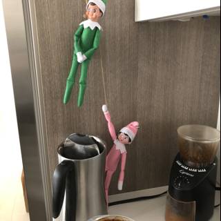 Two Elfs Add Charm to the Kitchen