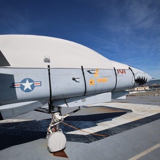 USS Hornet Aircraft Carrier Fighter Jet Display