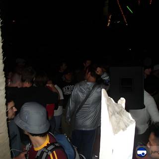 Nighttime Crowd at Ensenada Nightclub
