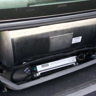 Electric Car with Trunk-Mounted Battery