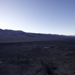 A panoramic view of Death Valley's plateau